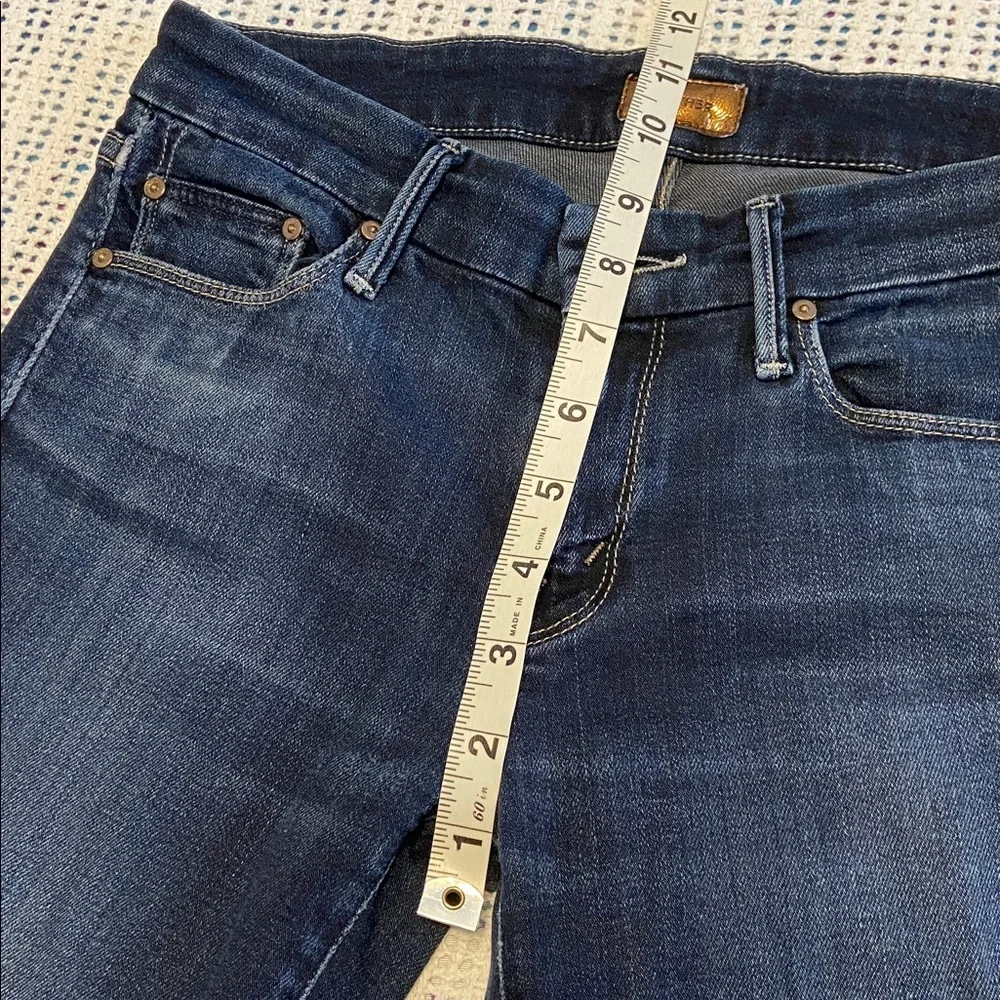 MOTHER ‘The Looker’ Ankle Coffee Tea or Me Wash Size 26 x 28” Designer - Picture 13 of 14